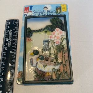 NIP MY Products 3D Ceramic Switch Plate - Ducks
